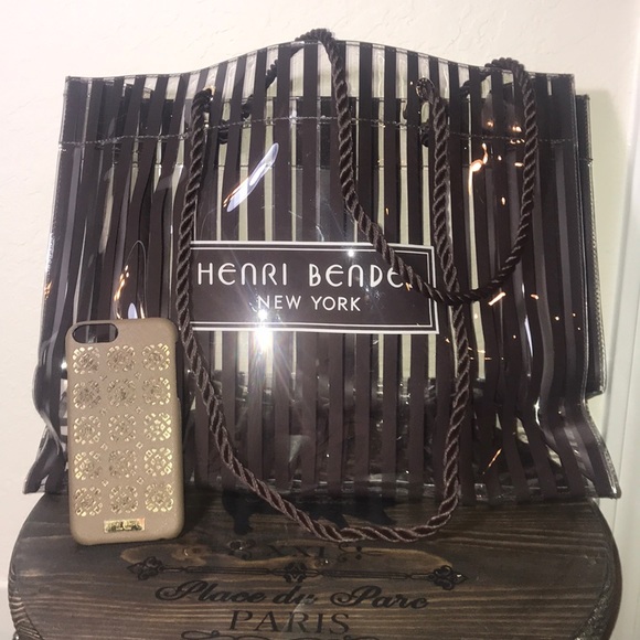 henri bendel clear tote
